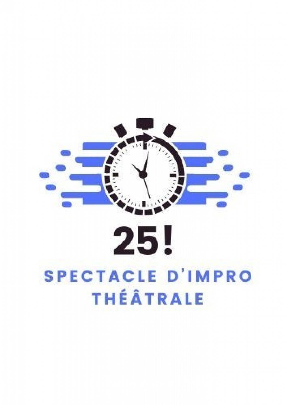 Affiche spectacle 25 chrono !