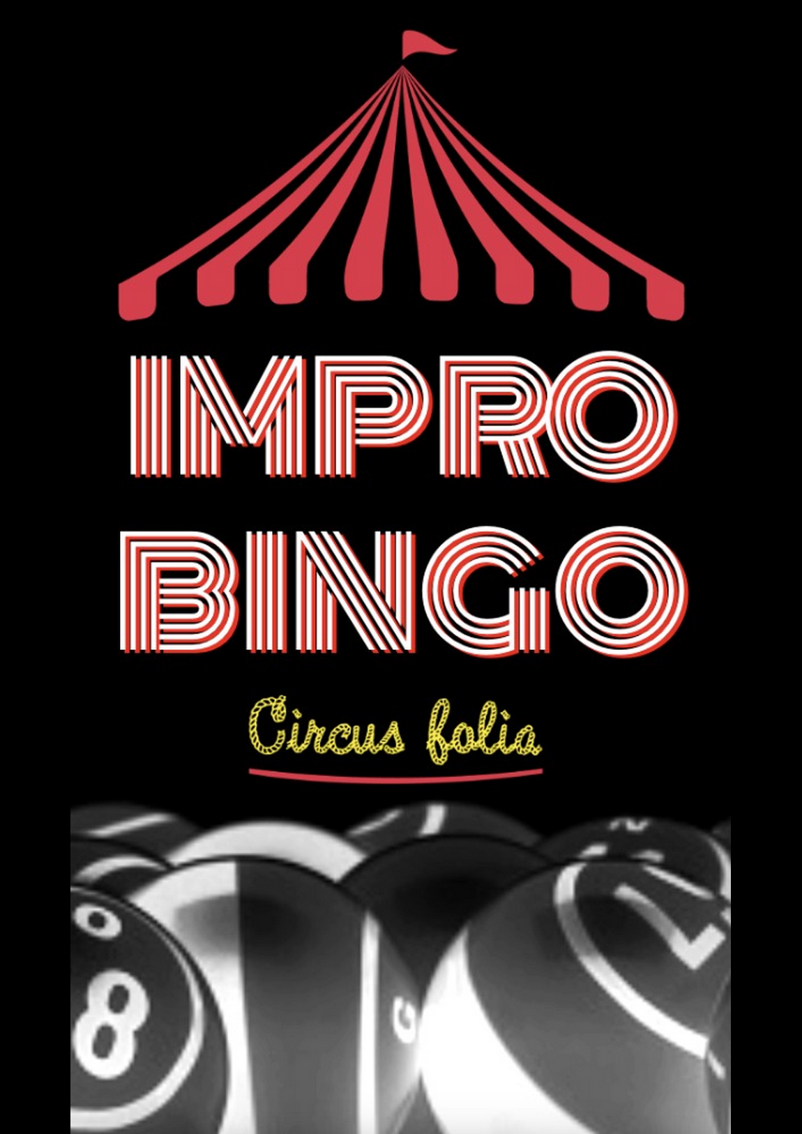 Affiche spectacle Impro Bingo